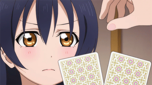 Poker Face Umi Sonoda GIF