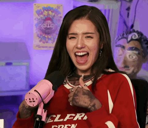 Pokimane Clapping Covering Face GIF