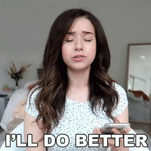Pokimane I'll Do Better GIF