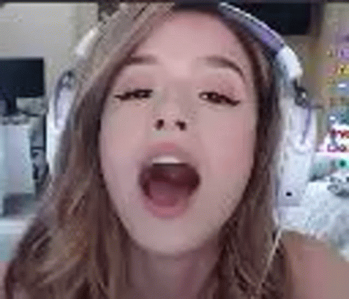 Pokimane Opening Mouth Wide GIF