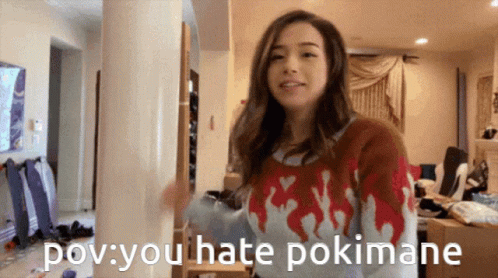 Pokimane Punching Phone Camera GIF