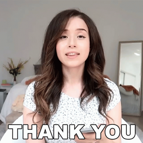 Pokimane Saying Thank You GIF