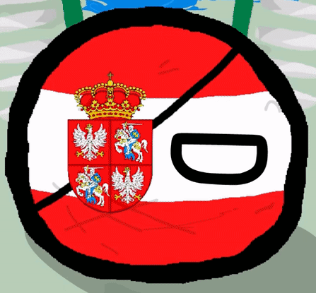 Poland Countryballs Disappearing GIF