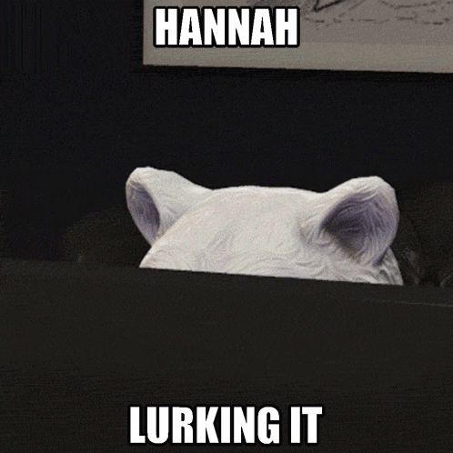 Polar Bear Hannah Lurking GIF