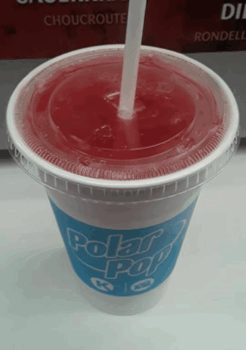 Polar Pop Cup With Straw