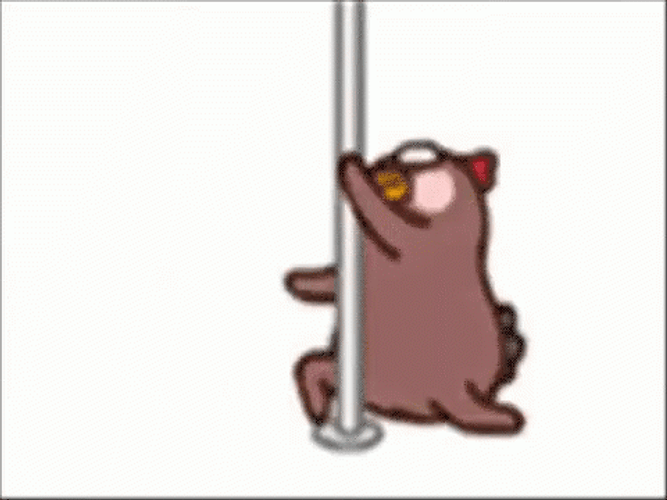 Pole Dancing Chicken GIF