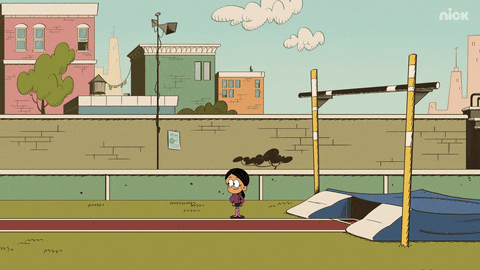 Pole Vault The Loud House Stuck GIF