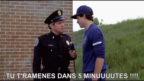 Police Academy Cadet Carey Mahoney GIF