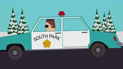Police Academy South Park Police GIF