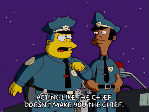 Police Academy Stop Acting Like The Chief GIF
