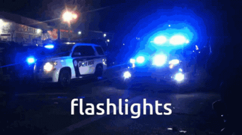 Police Car Flash Lights GIF