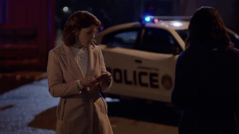 Police Car Lights Candace Cameron Bure GIF