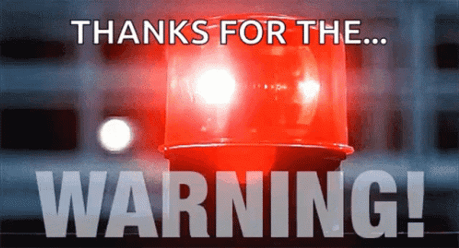 Police Lights Cops Thanks For The Warning GIF