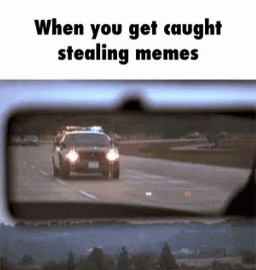 Police Lights When You Get Caught Stealing Memes GIF