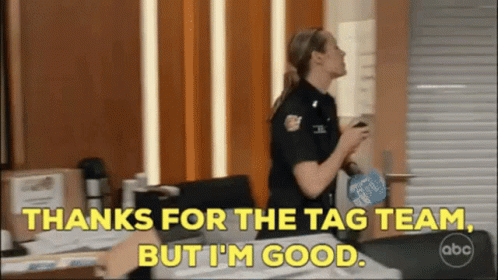 Police Officer Saying Thanks