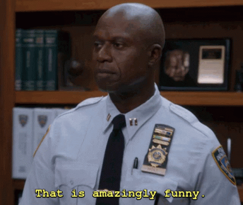 Police Officer Says That Is Amazingly Funny GIF