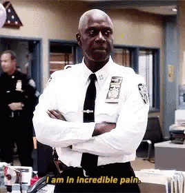 Police Officer Standing With Arms Crossed GIF