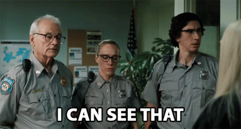 Police Officers With I Can See That GIF