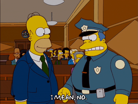 Police Saying I Mean No Or Maybe So GIF
