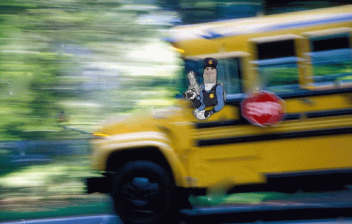 Police Short Bus GIF
