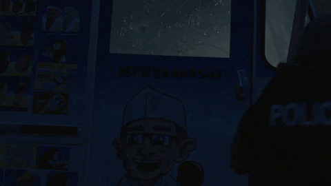 Police Slides Door Opening GIF