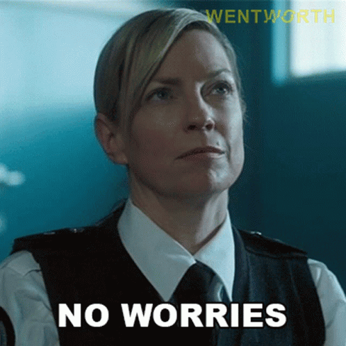 Police Woman No Worries GIF