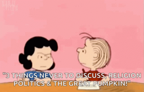 Politics Cartoon Punching Charlie Brown GIF