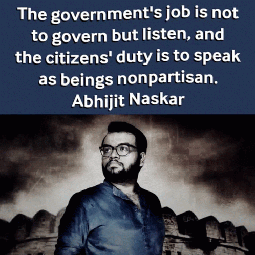 Politics Quote Abhijit Naskar GIF