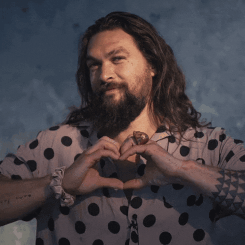 Polka Dot Shirt Man Hearts Good Morning CBB Nation