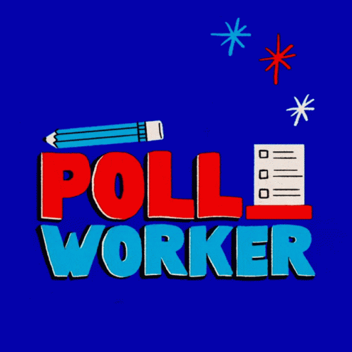 Poll Worker Sign Up Poster In Alabama GIF