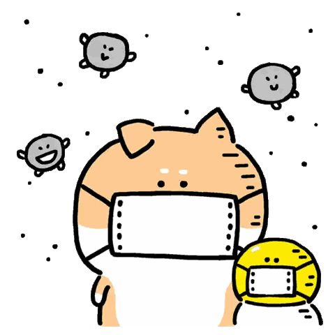 Polluted Air Ultrafine Dust Sticker