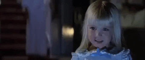 Poltergeist Carol Anne Freeling Flashing Tv GIF