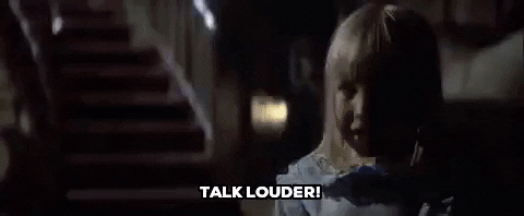 Poltergeist Carol Anne Freeling Talk Louder GIF