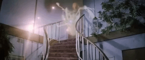 Poltergeist Spirit Moving Down The Stairs GIF