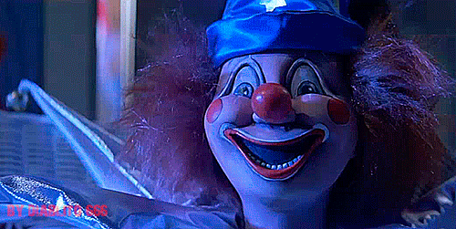 Poltergeist Terrifying Clown Jumpscare GIF
