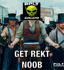 Poly Gunnerz Poster Man in Top Hat