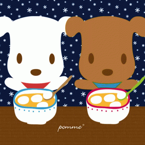 Pomme Winter Solstice Cute Puppies GIF