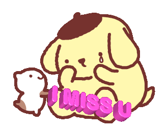 Pompompurin Crying I Miss You GIF