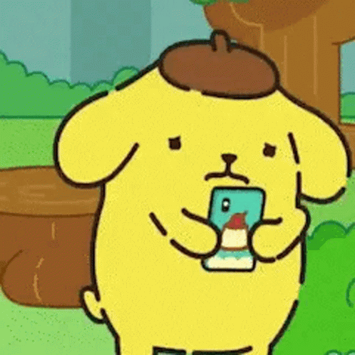Pompompurin Cute Sad Phone GIF