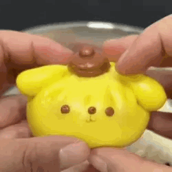 Pompompurin Cute Sanrio Bun Dumpling GIF