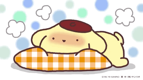 Pompompurin Cute Sick Sad Drool GIF
