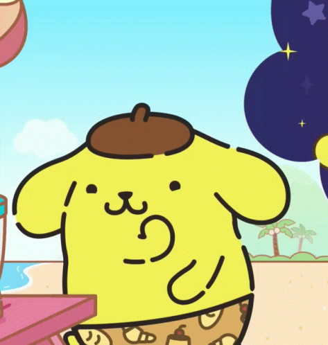 Pompompurin Cute Talking Smile GIF