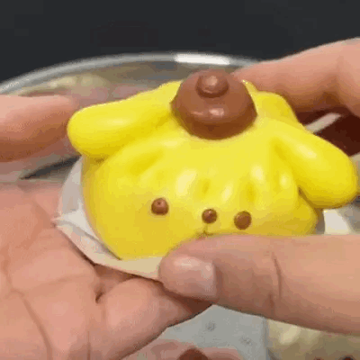 Pompompurin Dumpling Cute Cooking GIF