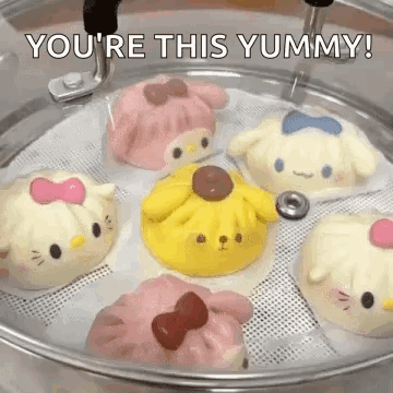 Pompompurin Dumplings You're This Yummy GIF