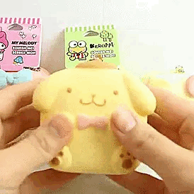 Pompompurin Kawaii Sweet Roll GIF