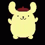 Pompompurin Pixel Cute Jump GIF