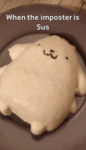 Pompompurin When The Imposter Is Sus GIF