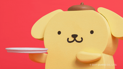 Pompompurin Yummy Burger GIF