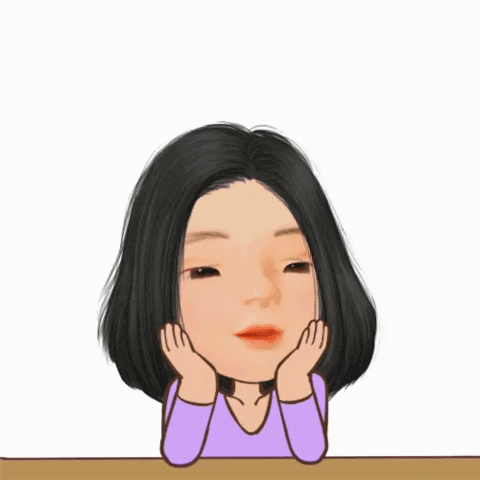 Pondering Animated Girl Hmmmm GIF