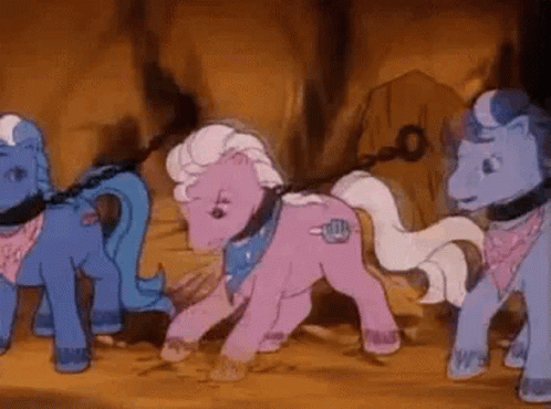 Ponies Standing Together